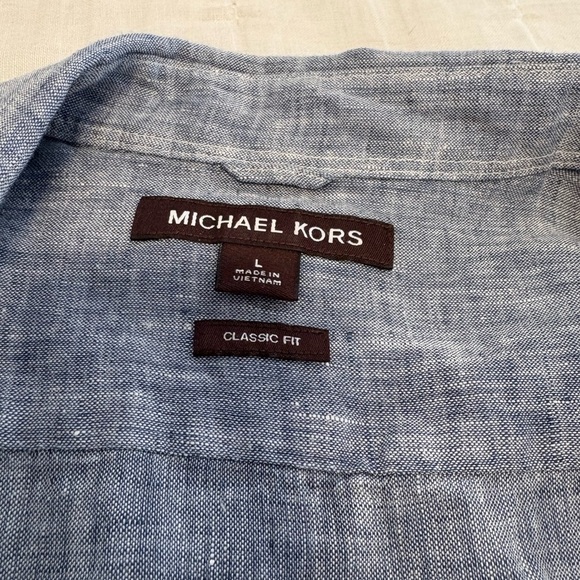 Michael Kors Classic Blue Shirt - Picture 4 of 4